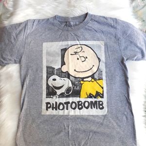 Peanuts T Shirt, Size S, Grey